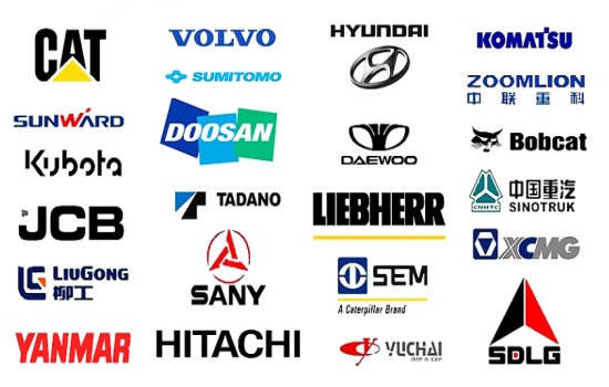 construction machines brands